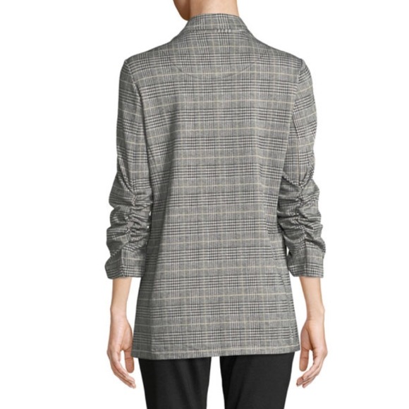 Max Studio•Plaid Boyfriend Fit Blazer•NWT - Picture 4 of 7